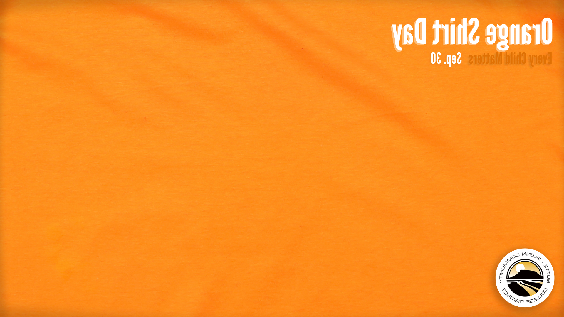 Orange Shirt Day Zoom Background